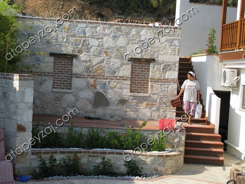 Taş duvar uygulamalarımız